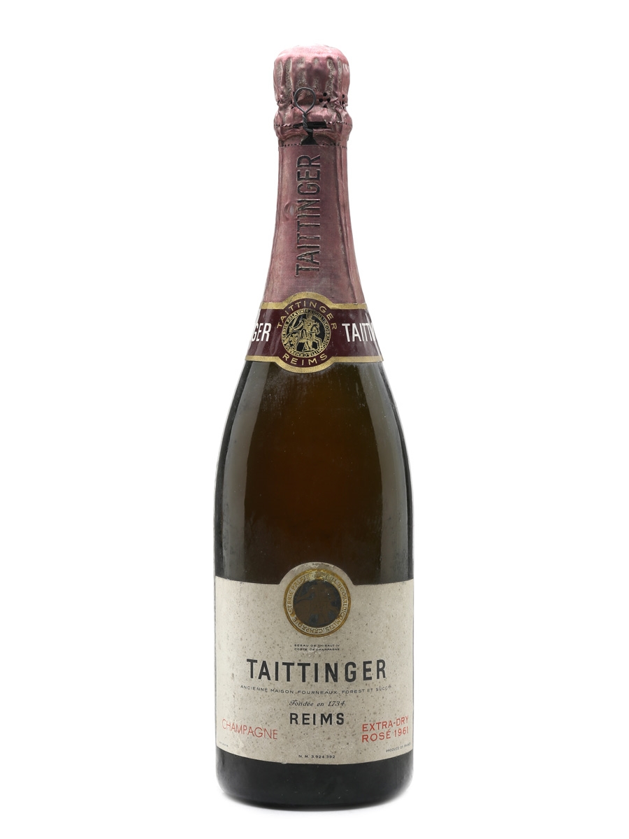 Taittinger 1961 Extra Dry Rose Champagne 75cl