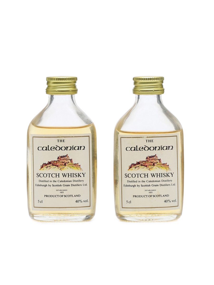 Caledonian Scotch Grain Whisky 2 x Miniature 