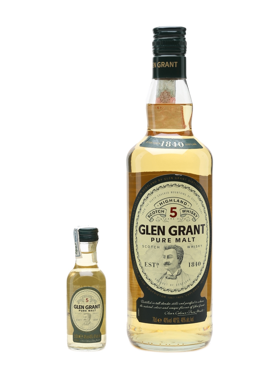Glen Grant 5 Year Old  5cl & 70cl / 40%