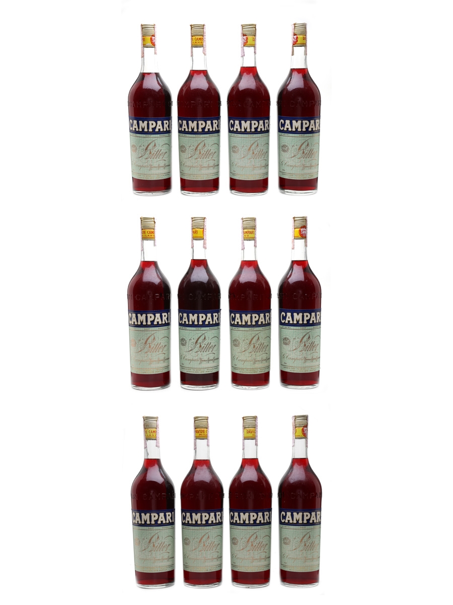 Campari Bitter Bottled 1970s - Vila Montana 12 x 100cl / 25%