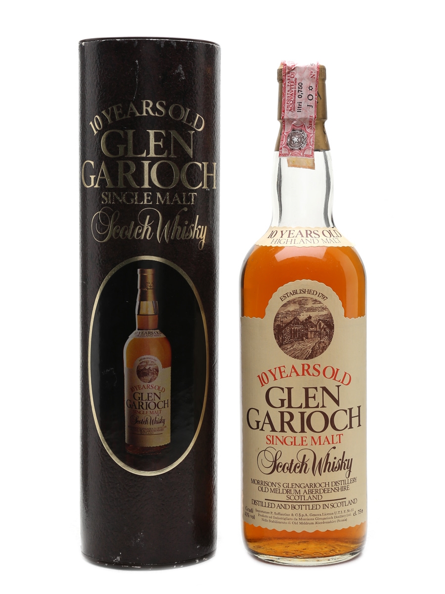 Glen Garioch 10 Year Old Bottled 1980s - P Soffiantino 75cl / 43%