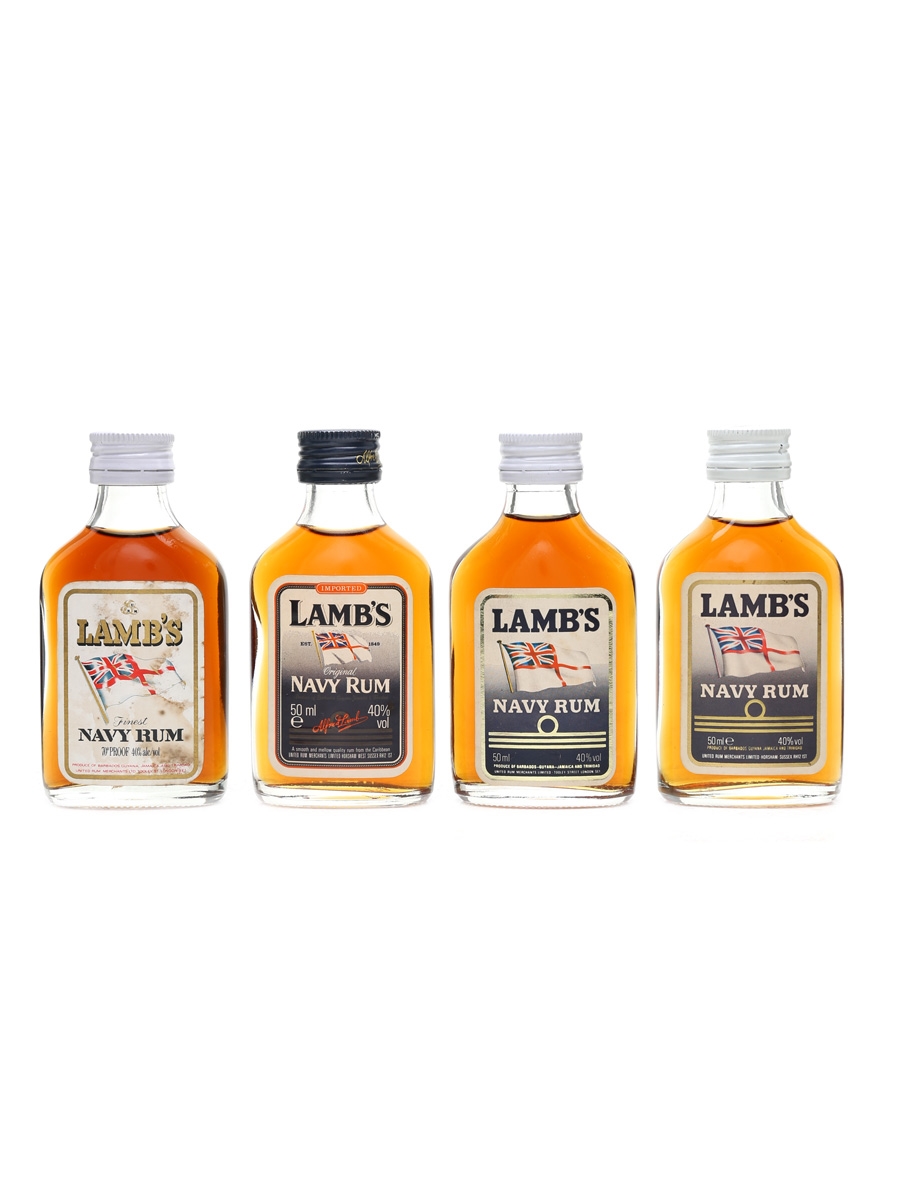 Lamb's Demerara Navy Rum  4 x 5cl / 40%