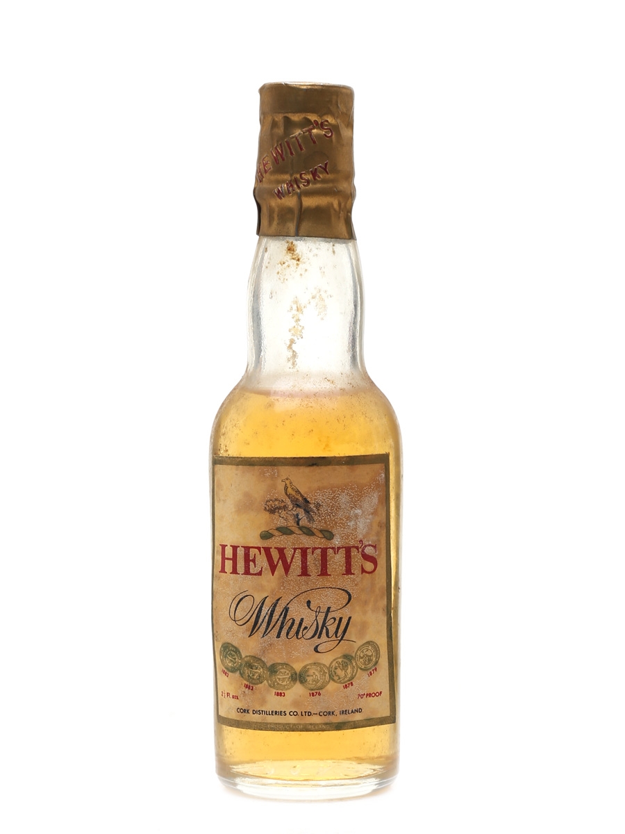 Hewitt's Whisky Bottled 1950s - Cork Distilleries 7.1cl / 40%