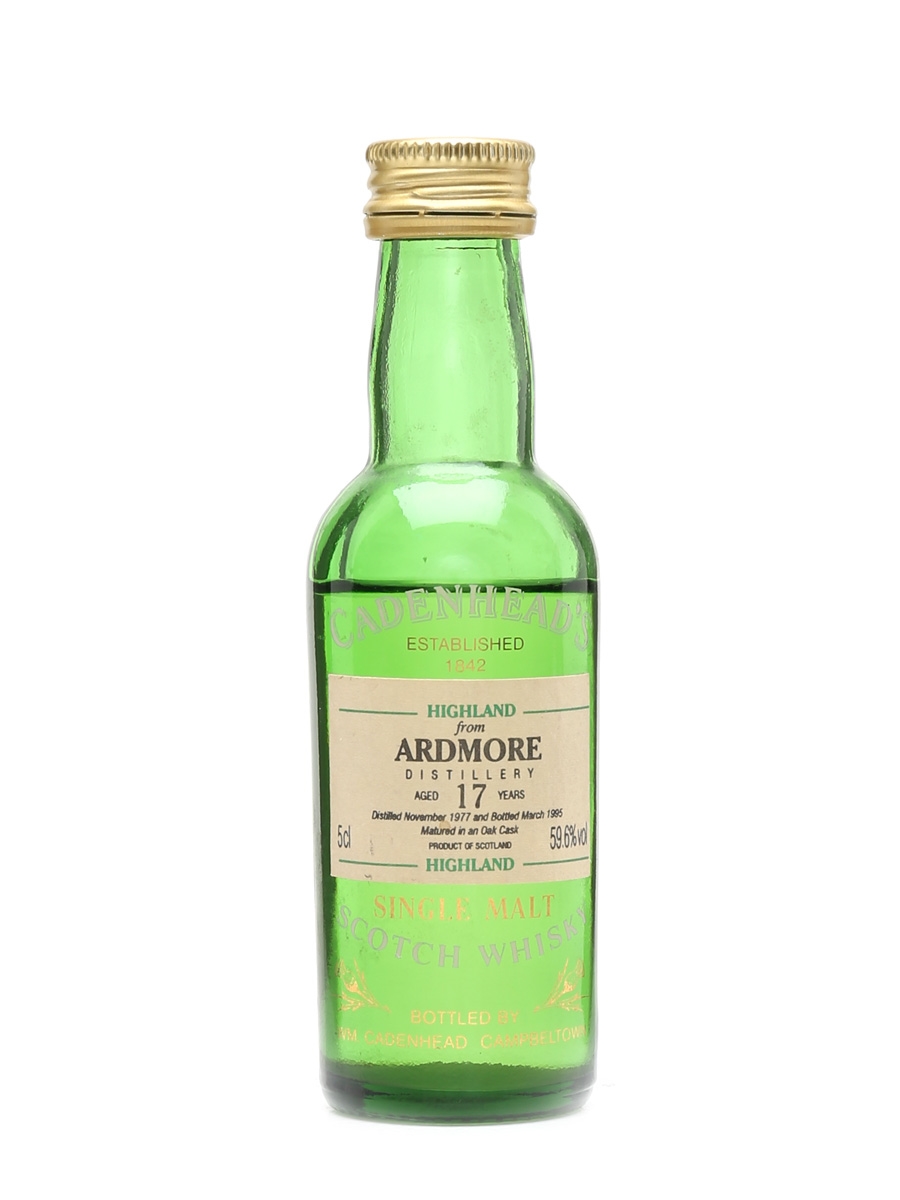 Ardmore 1977 17 Year Old - Cadenhead's 5cl / 59.6%