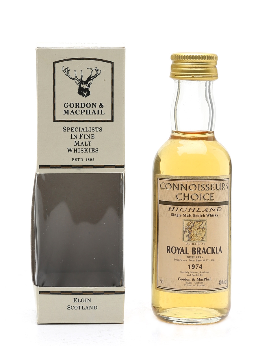 Royal Brackla 1974 Bottled 1990s-2000s - Connoisseurs Choice 5cl / 40%