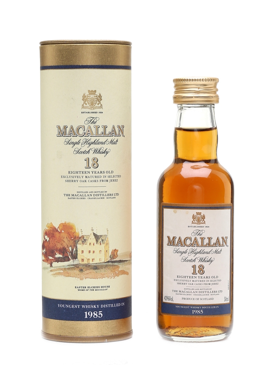 Macallan 1985 And Earlier 18 Year Old 5cl / 43%