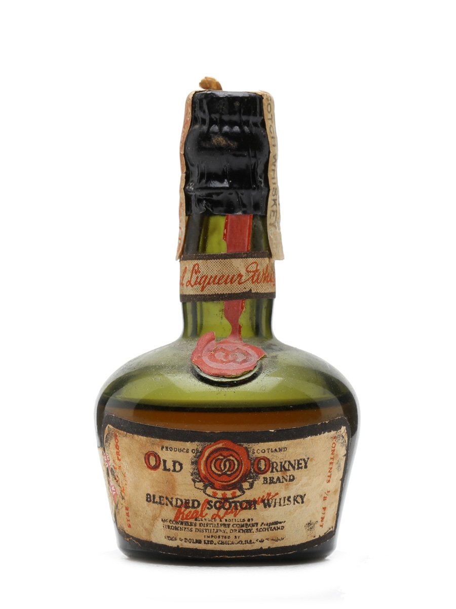 Old Orkney Bottled 1930s USA Release Miniature