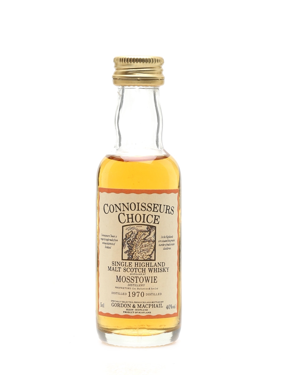 Mosstowie 1970 Bottled 1990s - Connoisseurs Choice 5cl / 40%