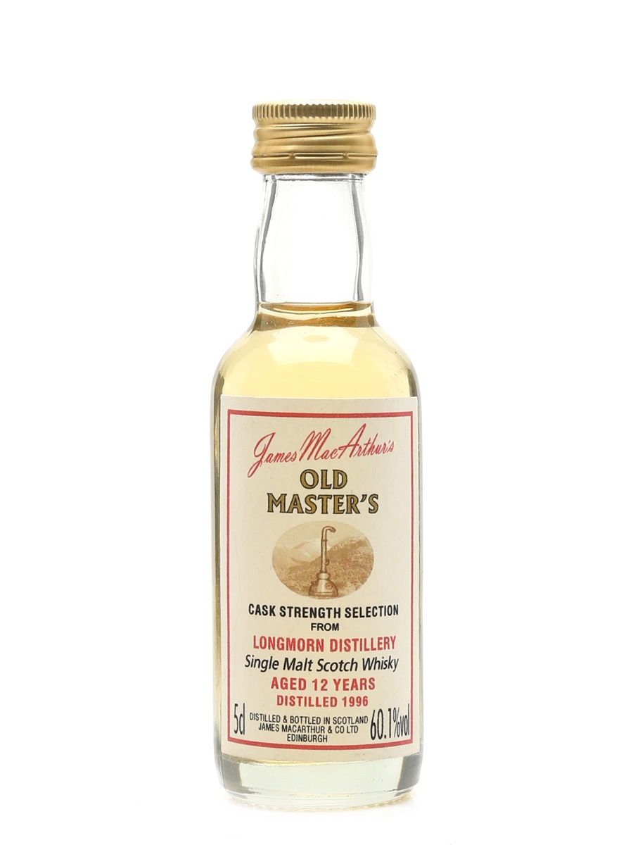 Longmorn 1996 12 Year Old James MacArthur's Old Master's 5cl / 60.1%
