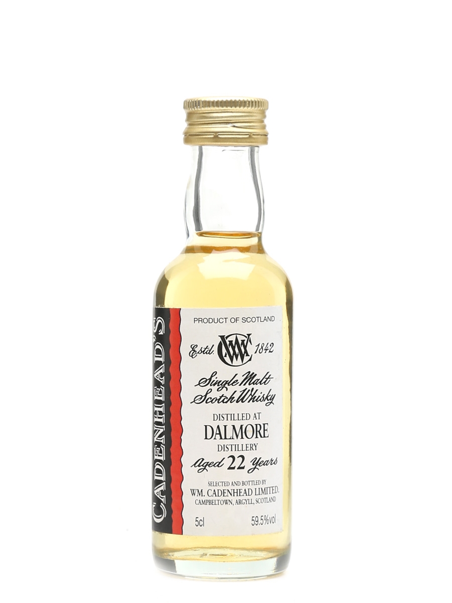 Dalmore 22 Year Old Cadenhead's 5cl / 59.5%