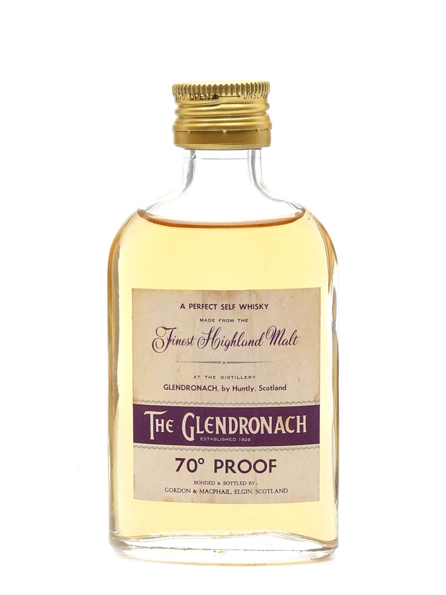 Glendronach Bottled 1970s - Gordon & MacPhail 5cl / 40%