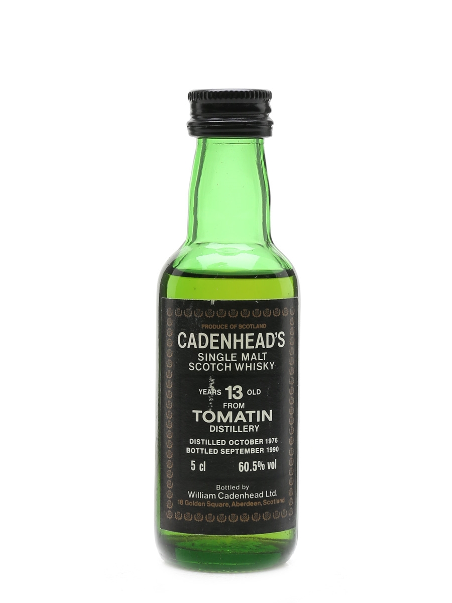 Tomatin 1976 13 Year Old - Cadenhead's 5cl / 60.5%