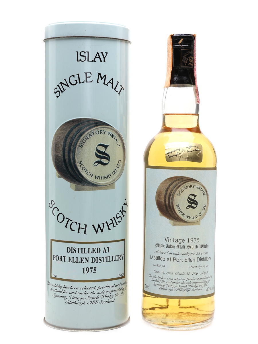 Port Ellen 1975 23 Year Old Bottled 1998 - Signatory Vintage 70cl / 43%