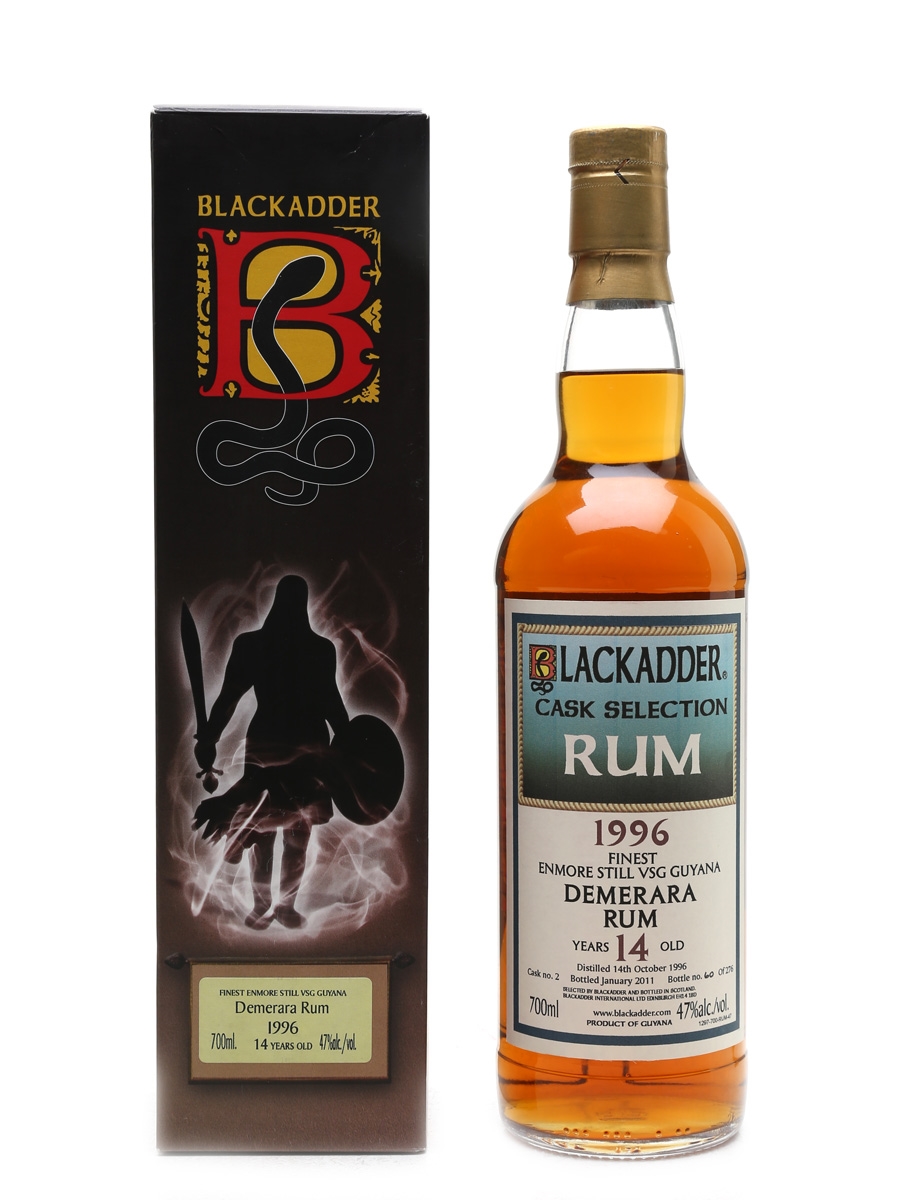 Enmore Still VSG 1996 Guyana Rum 14 Year Old - Blackadder 70cl / 47%