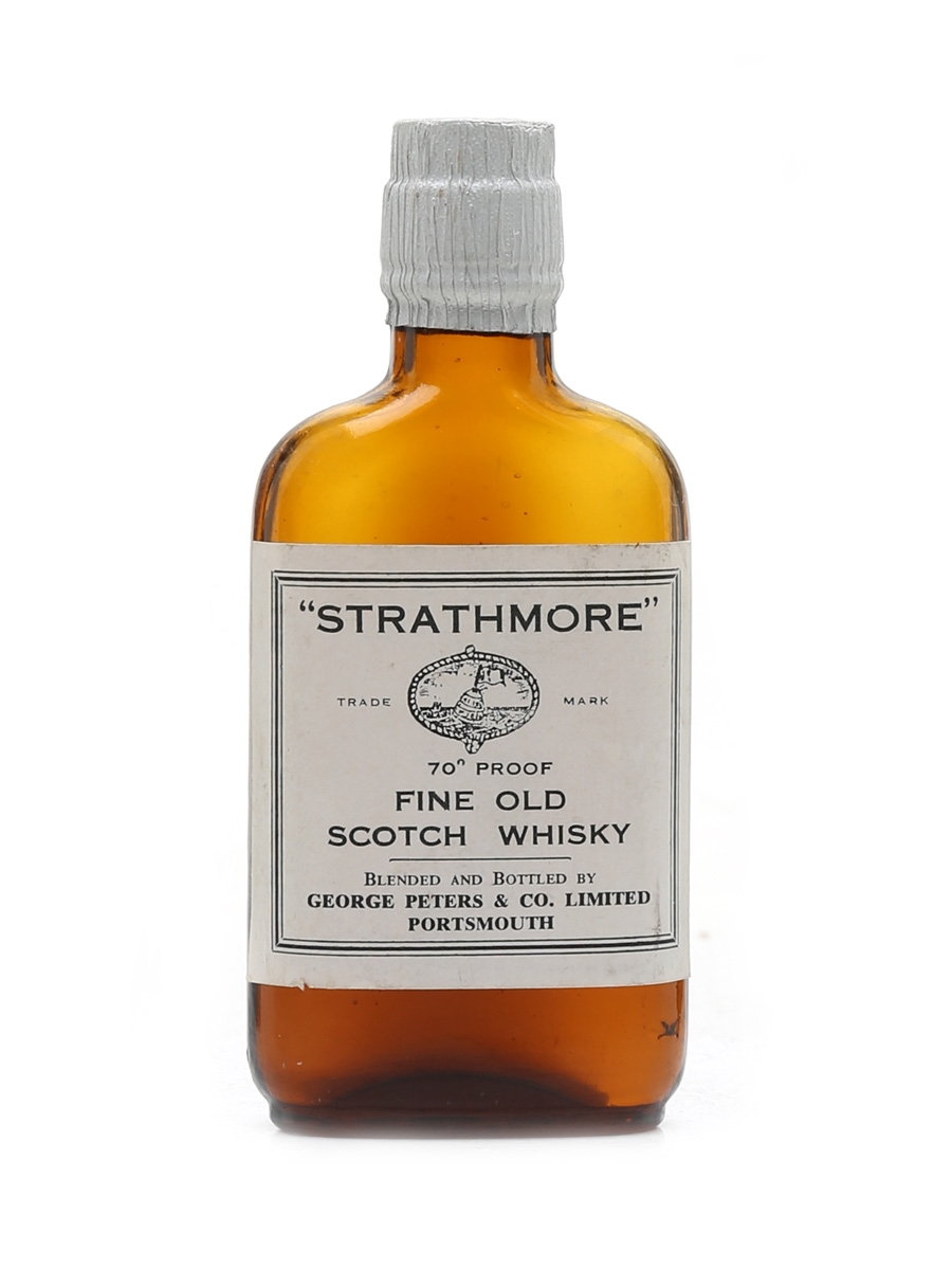 Strathmore Fine Old Bottled 1930s - George Peters & Co. 5cl / 40%