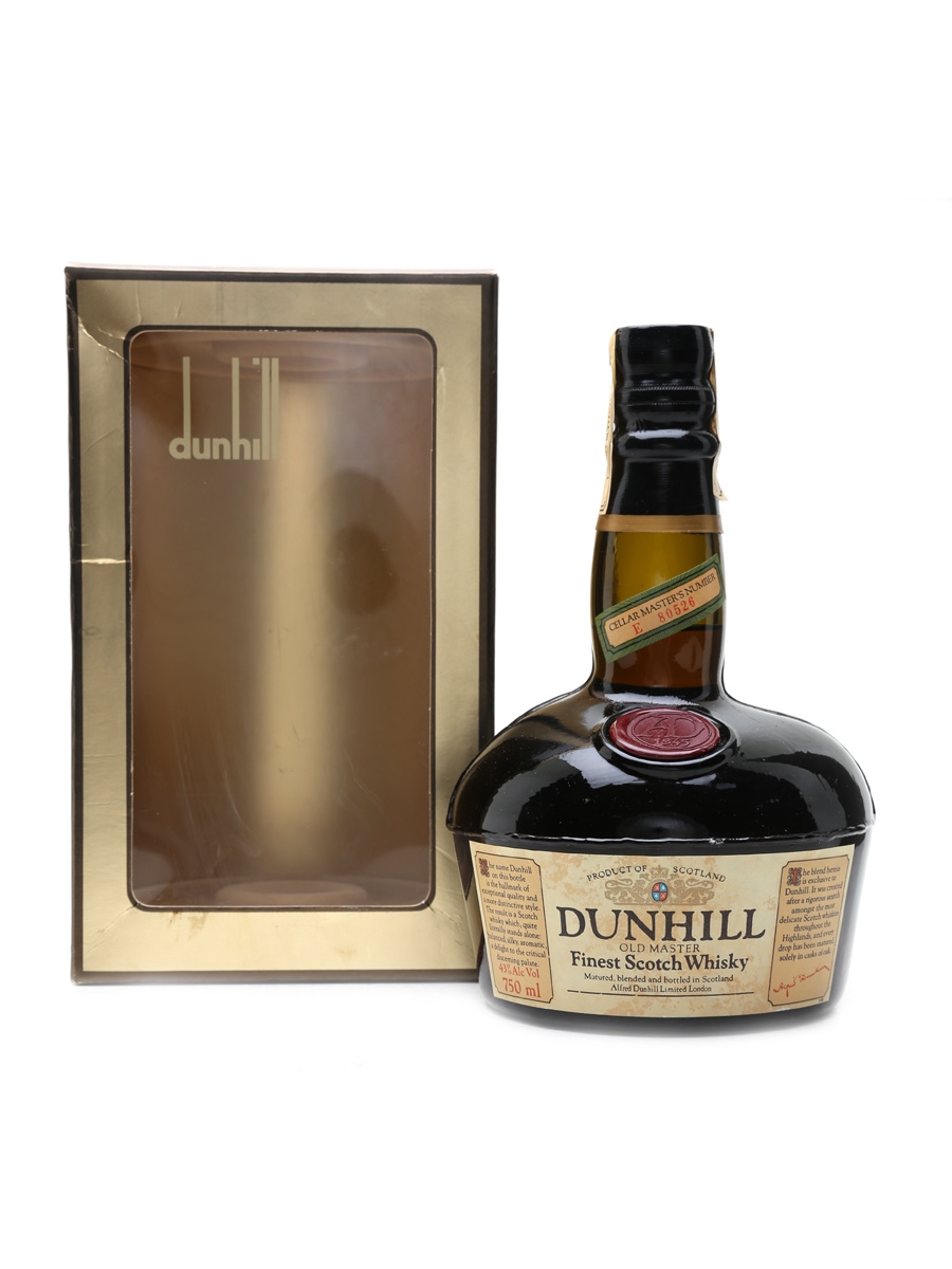 Dunhill Old Master Bottled 1980s 75cl / 43%