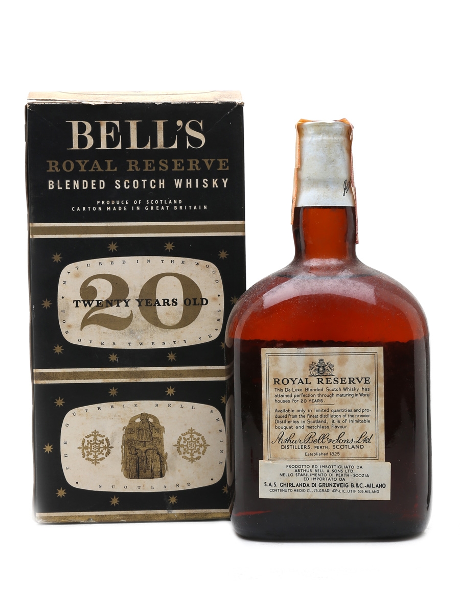 BELL'S  Reserve 20年ウイスキー 750ml 楽天市場】特級 ベルズ 20年ロイヤル リザーブBELL'SRoyal
