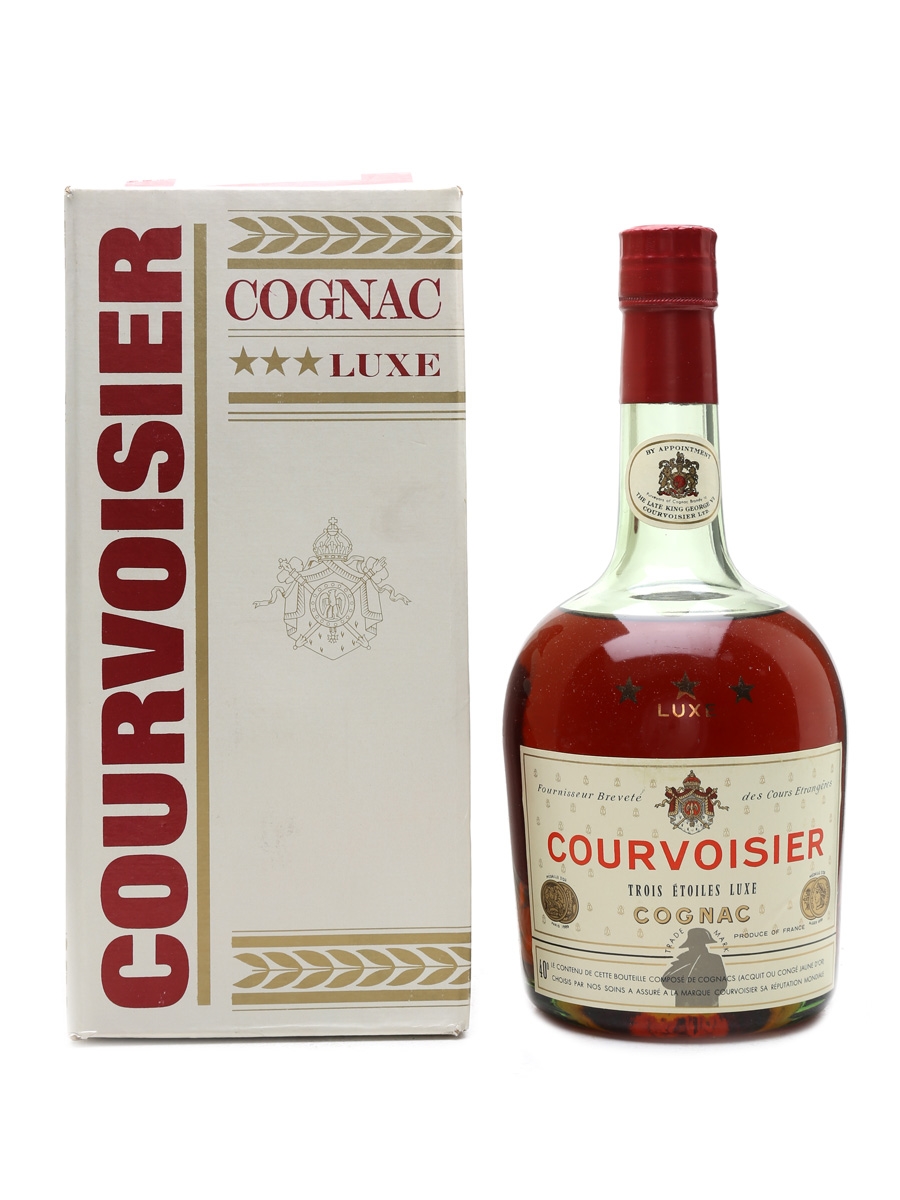 Courvoisier 3 Star Luxe Cognac Bottled 1970s 70cl / 40%