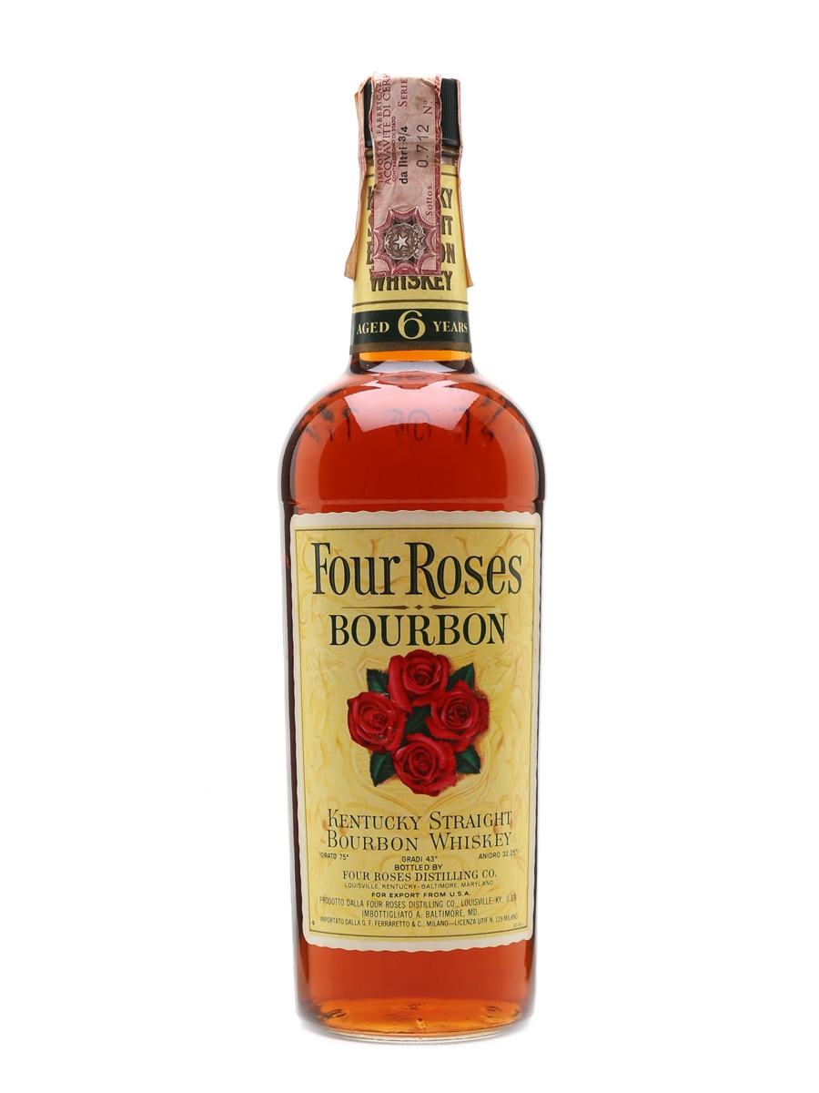 Four Roses 6 Year Old Bottled 1970s - Ferraretto 75cl / 43%