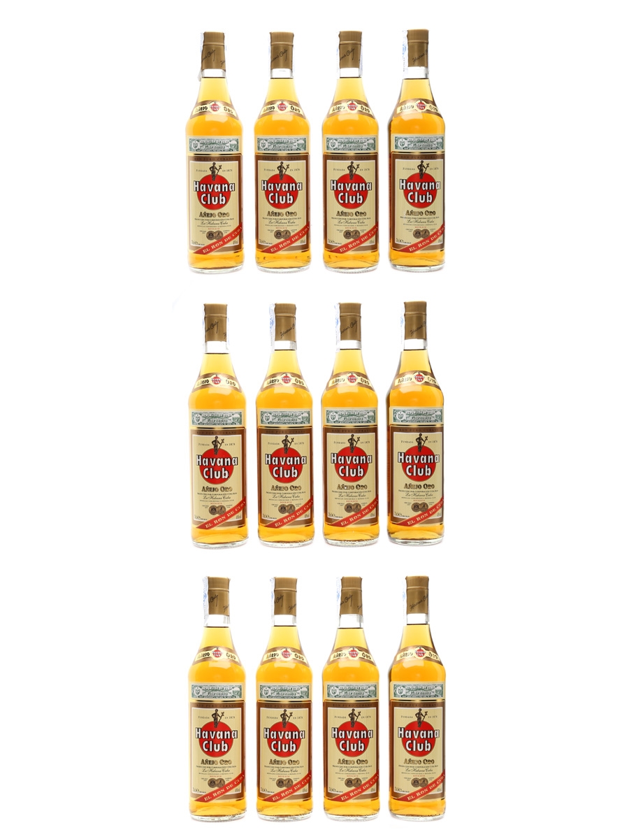 Havana Club Anejo Oro Bottled 1990s 12 x 70cl / 40%