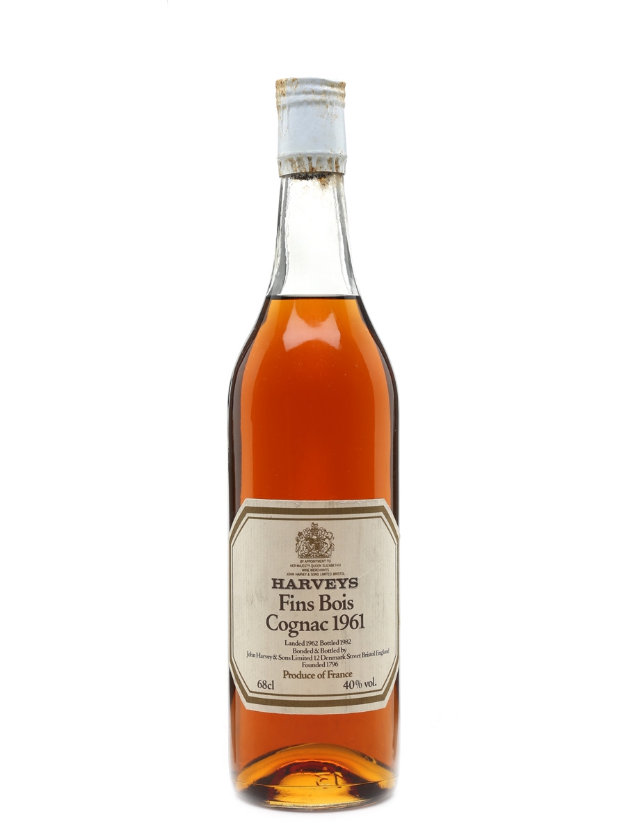 Harveys Fins Bois 1961 Cognac Bottled 1982 68cl / 40%