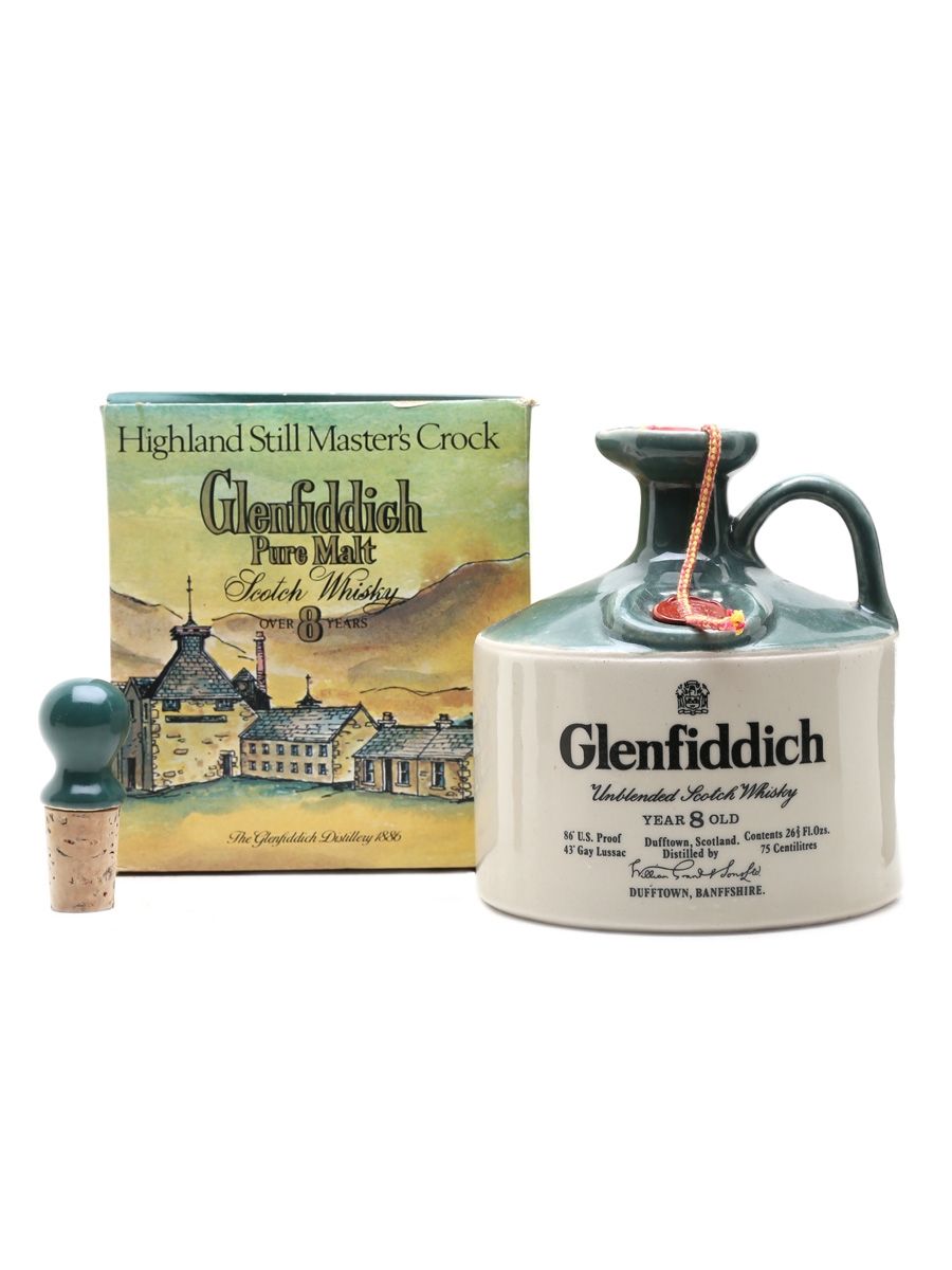 Glenfiddich 8 Year Old Highland Still Master's Crock 75cl / 43%