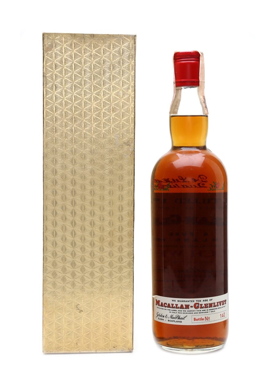 THE MACALLAN GLENLIVET 1949 書類とデキャンタ