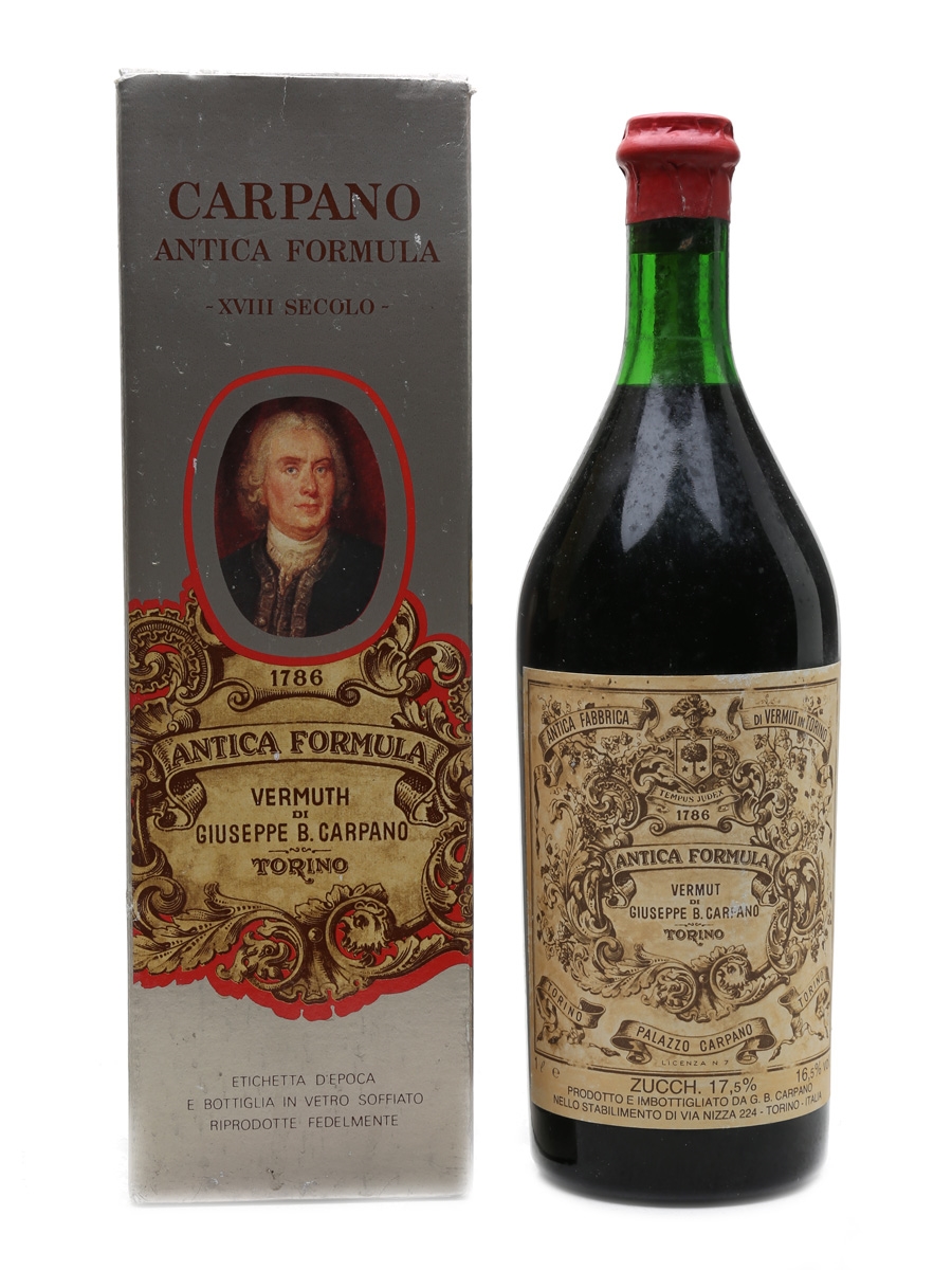 Carpano Antica Formula Vermouth Bottled 1970s 100cl / 16.5%