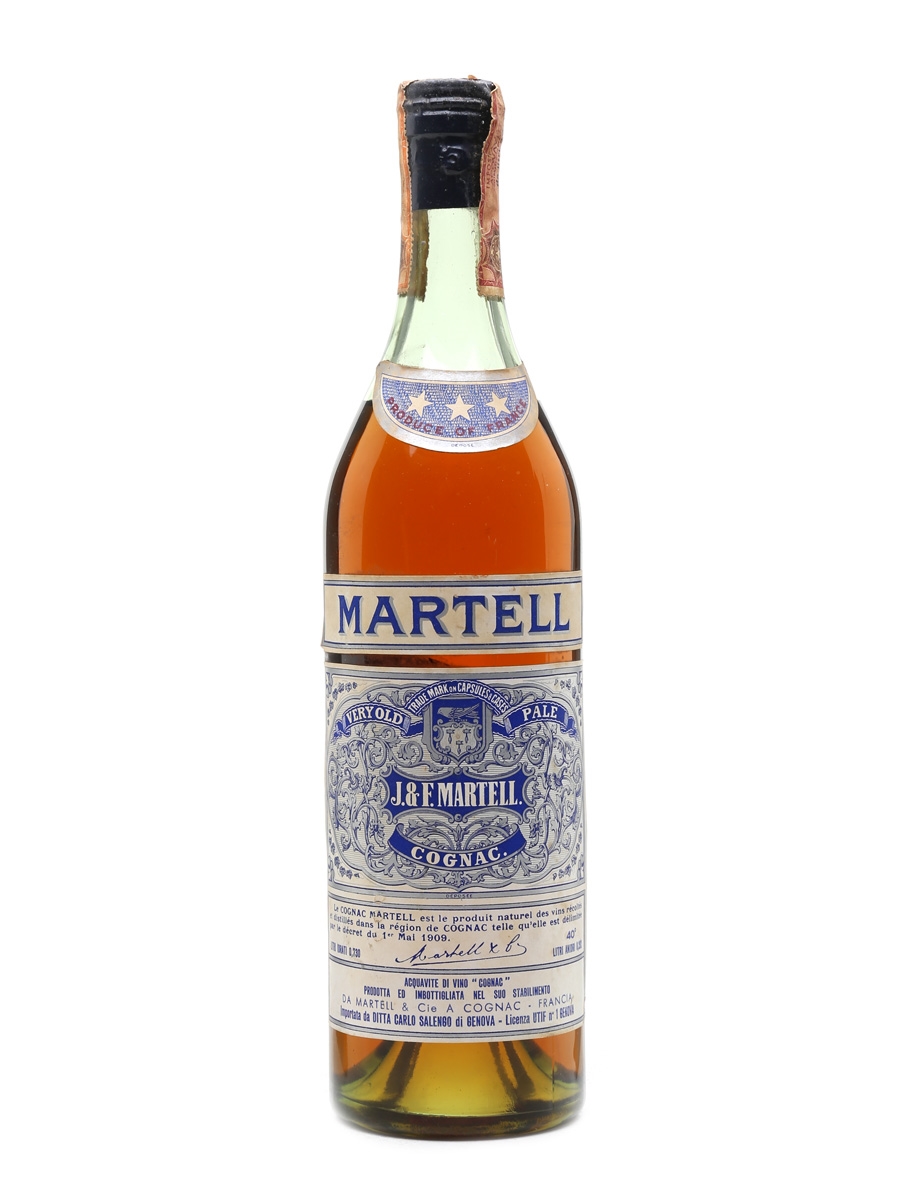 Martell 3 Star VOP Spring Cap Bottled 1950s - Carlo Salengo 73cl / 40%