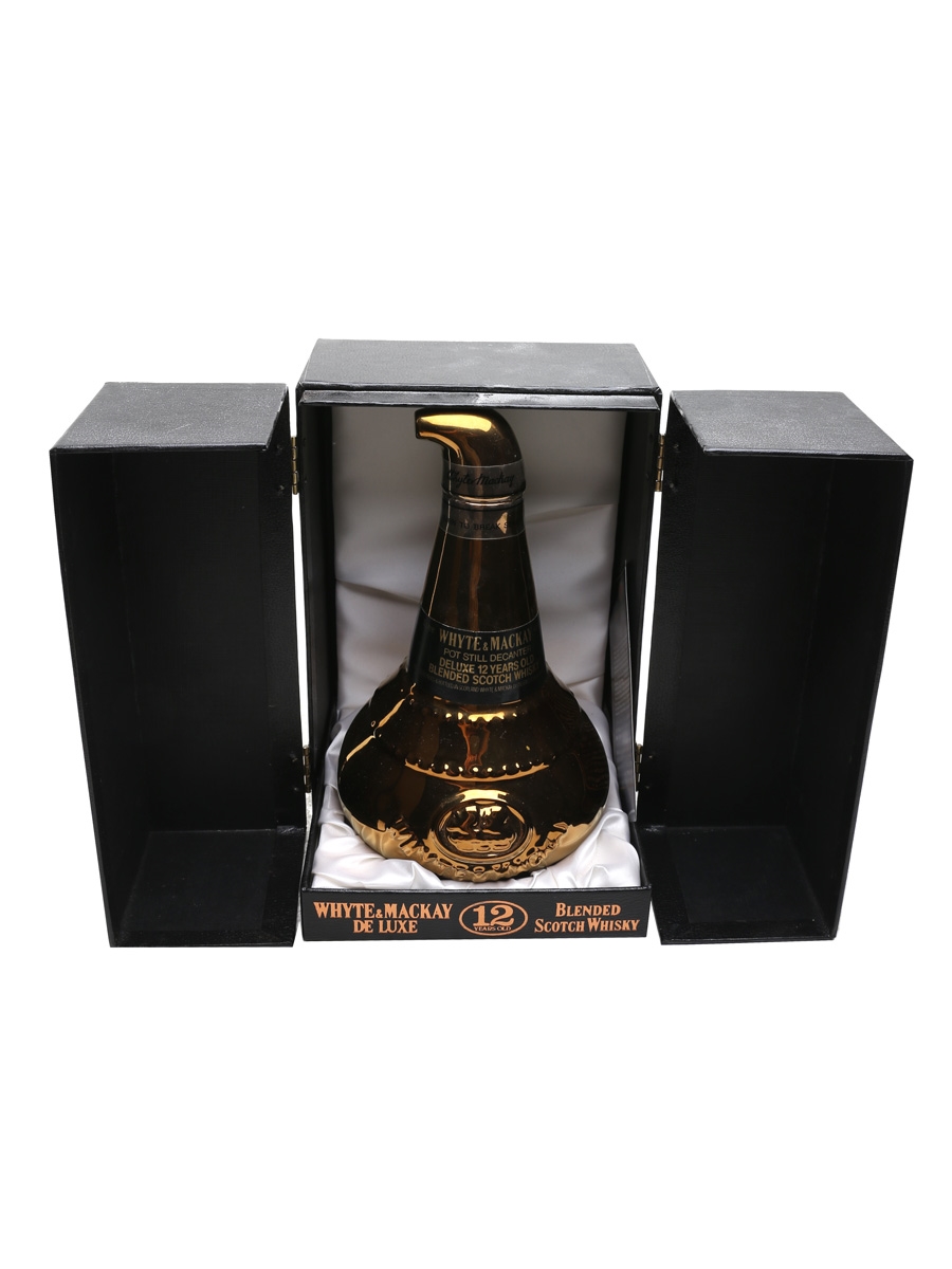Whyte & Mackay Pot Still Decanter 12年 Whyte and Mackay 12 Year Old Gold Pot Still Decanter from