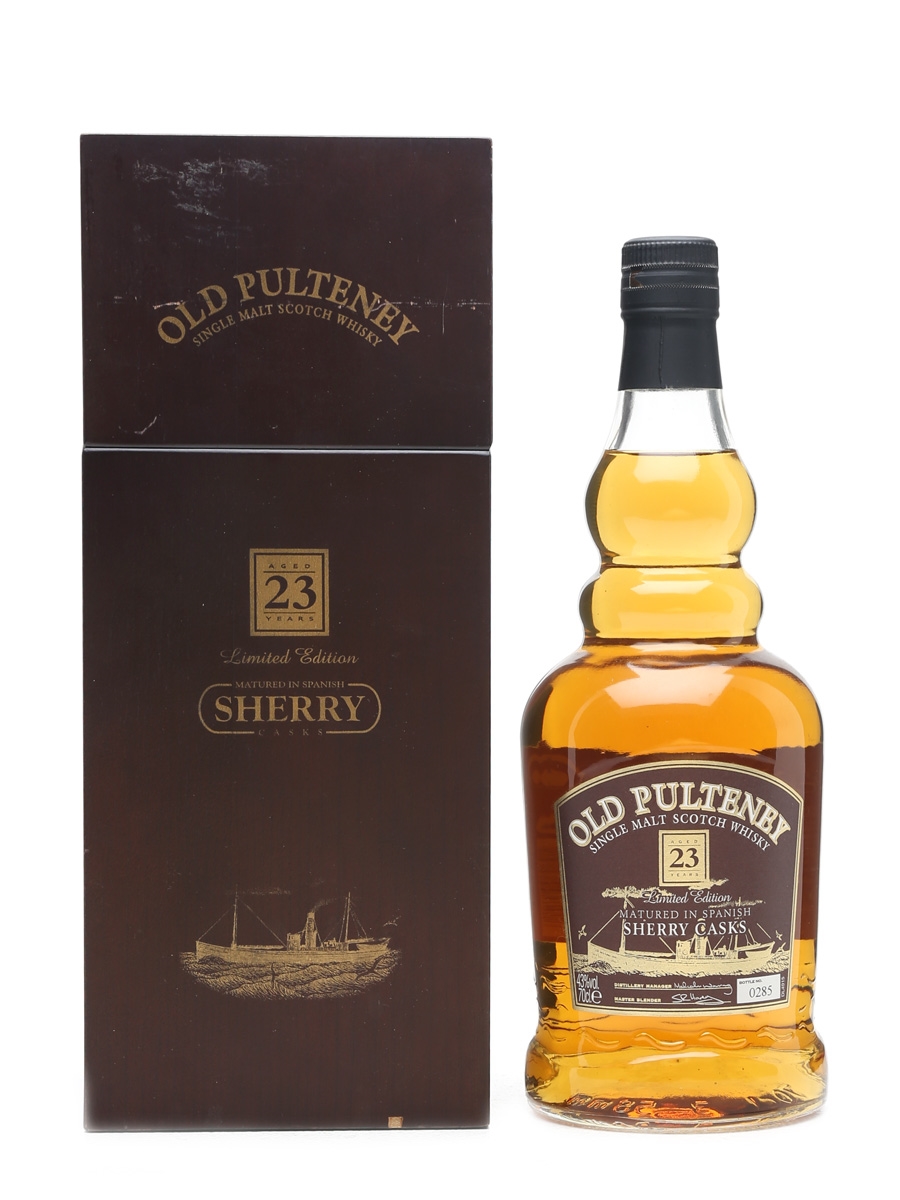 Old Pulteney 23 Years Old Sherry Casks - World of Whiskies 70cl