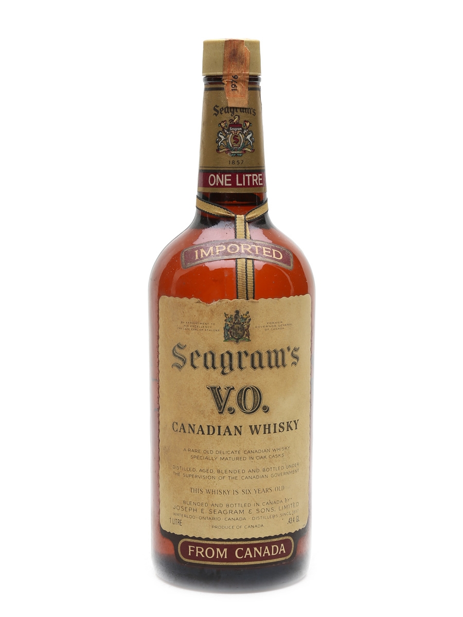 通販 送料無料  Seagram's VO 6 Year Old 1976 - Lot 40539 - Buy/Sell World ウイスキー