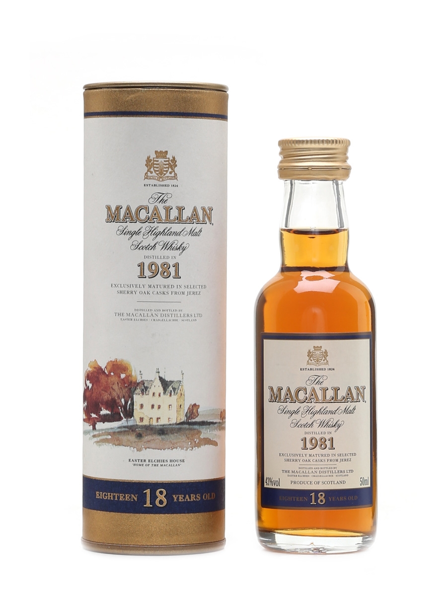 Macallan 1981 18 Year Old 5cl / 43%