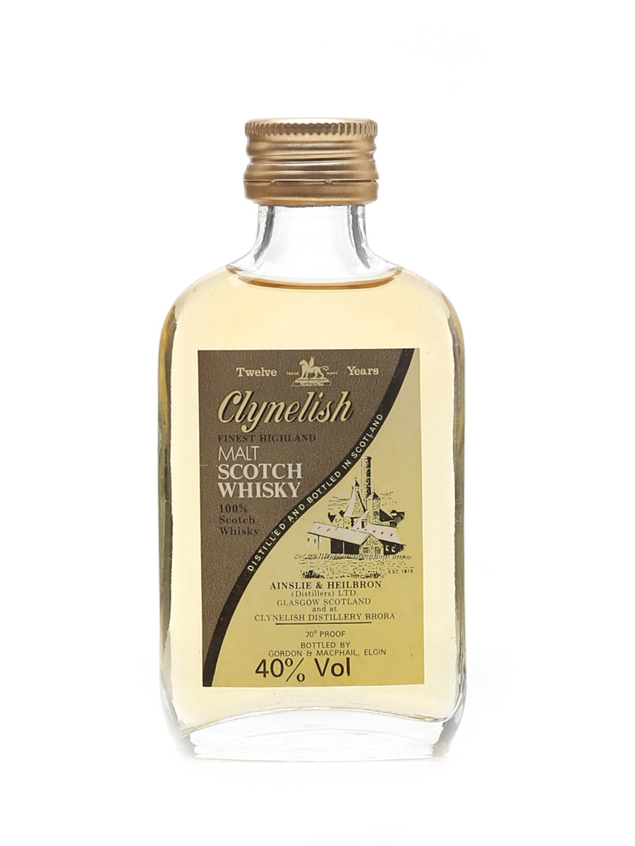 Clynelish 12 Year Old Bottled 1970s-1980s 5cl / 40%