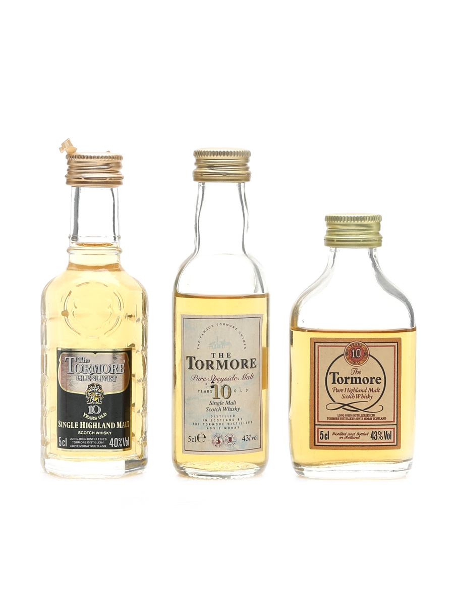 Tormore 10 Year Old  3 x 5cl
