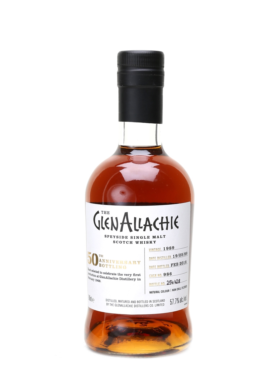 Glenallachie 1989 Bottled 2018 - 50th Anniversary Bottling 50cl / 57.7%