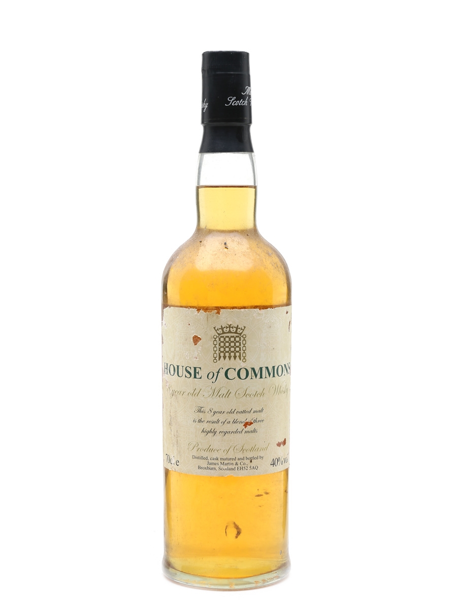 House Of Commons 8 Year Old James Martin - Oddbins Corporate Business 70cl / 40%