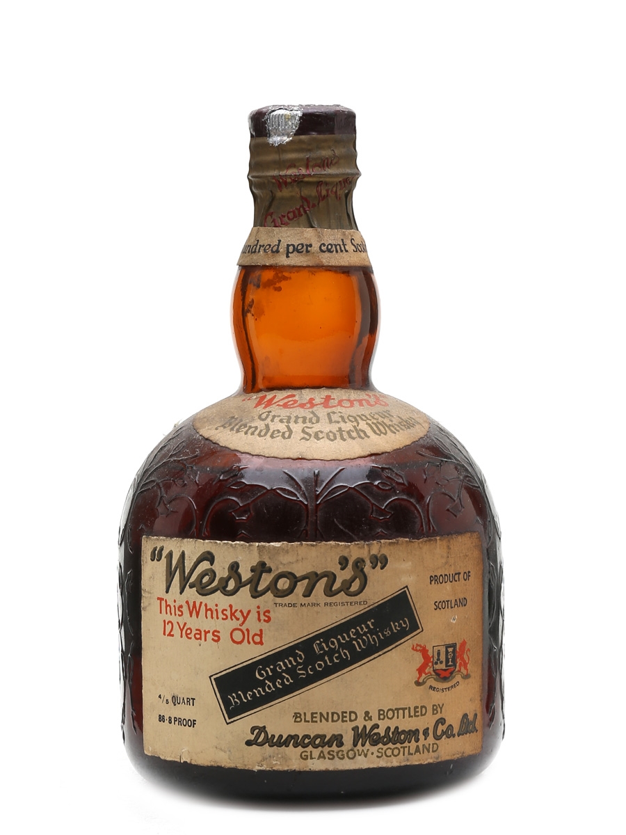 Weston's 12 Year Old Bottled 1940s 75.7cl / 43.4%