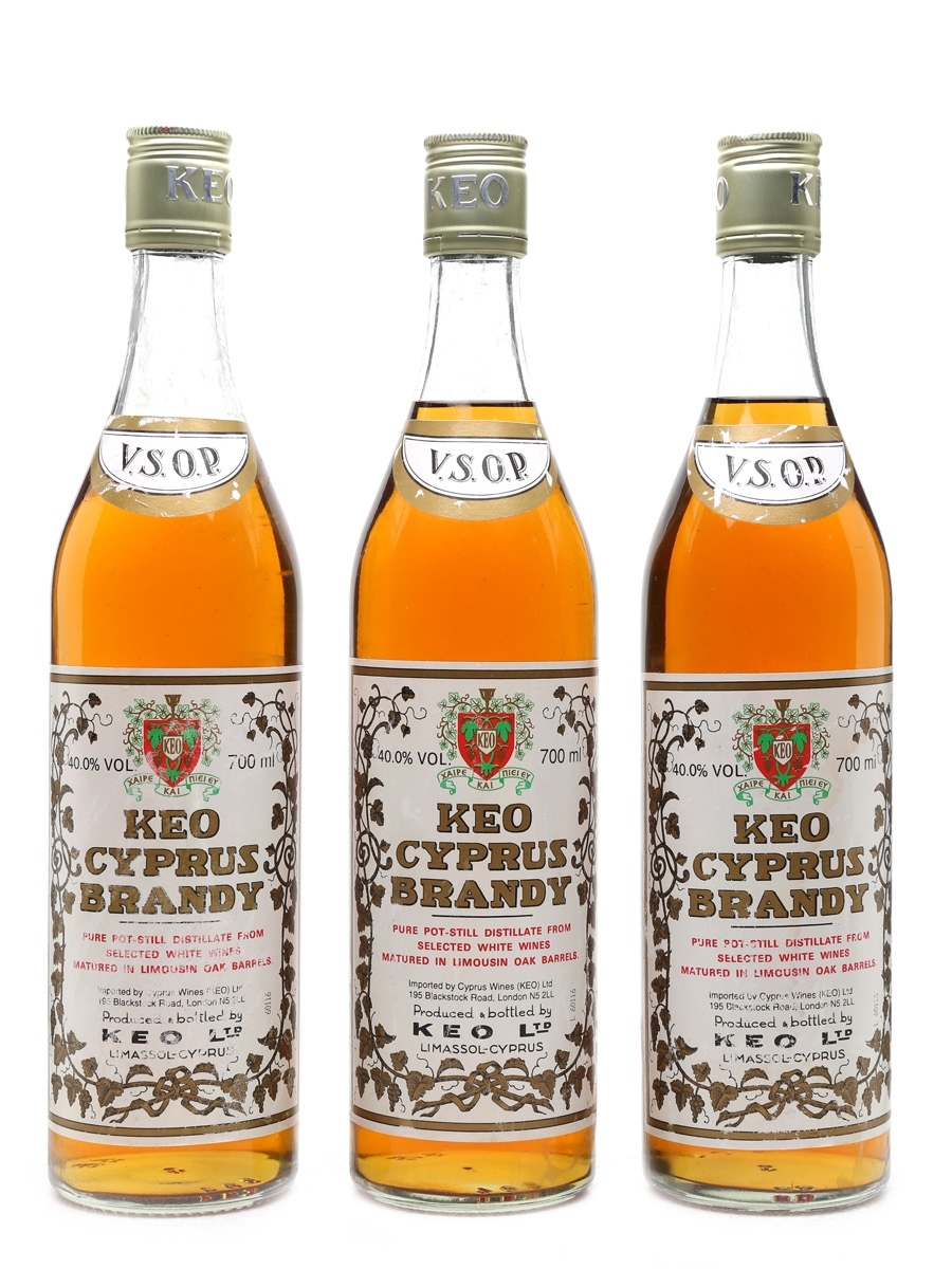 Keo VSOP Cyprus Brandy - Lot 45531 - Buy/Sell Spirits Online