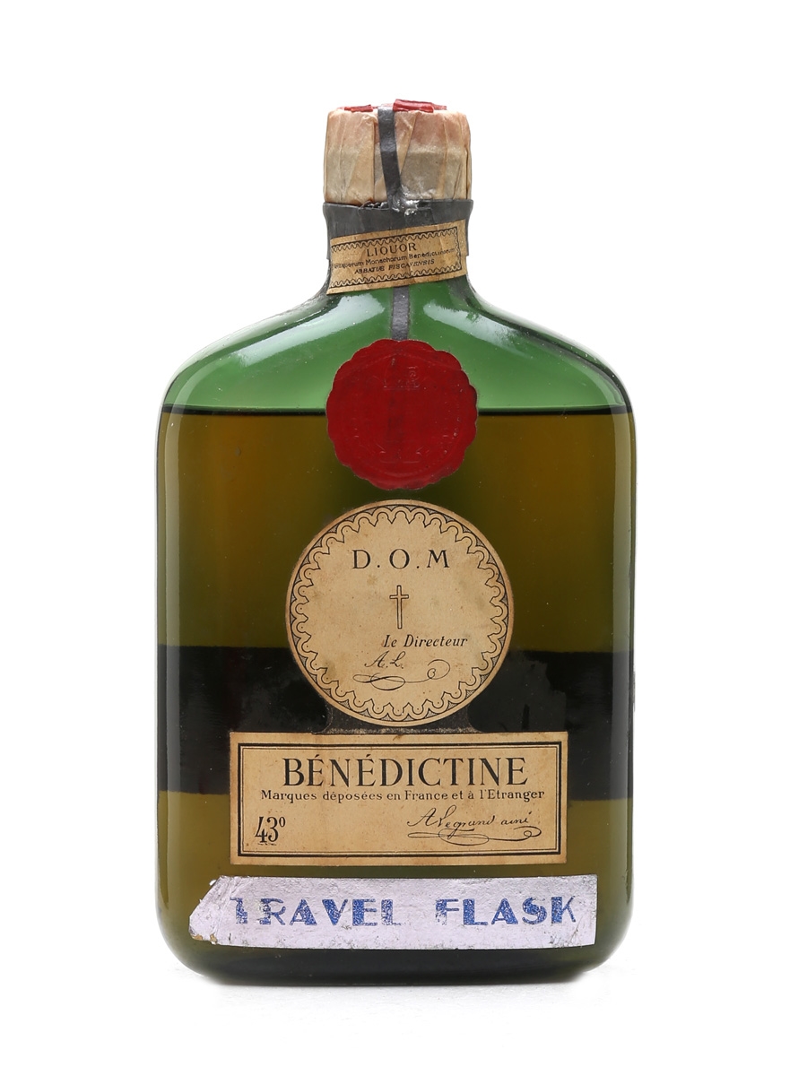 Benedictine DOM Travel Flask Bottled 1950s 35cl / 42%
