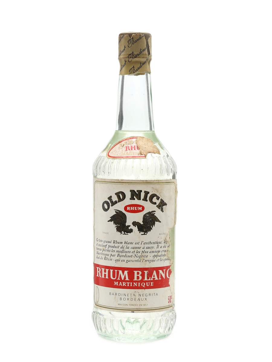 Bardinet Old Nick Rhum Blanc Bottled 1950s 75cl / 50%