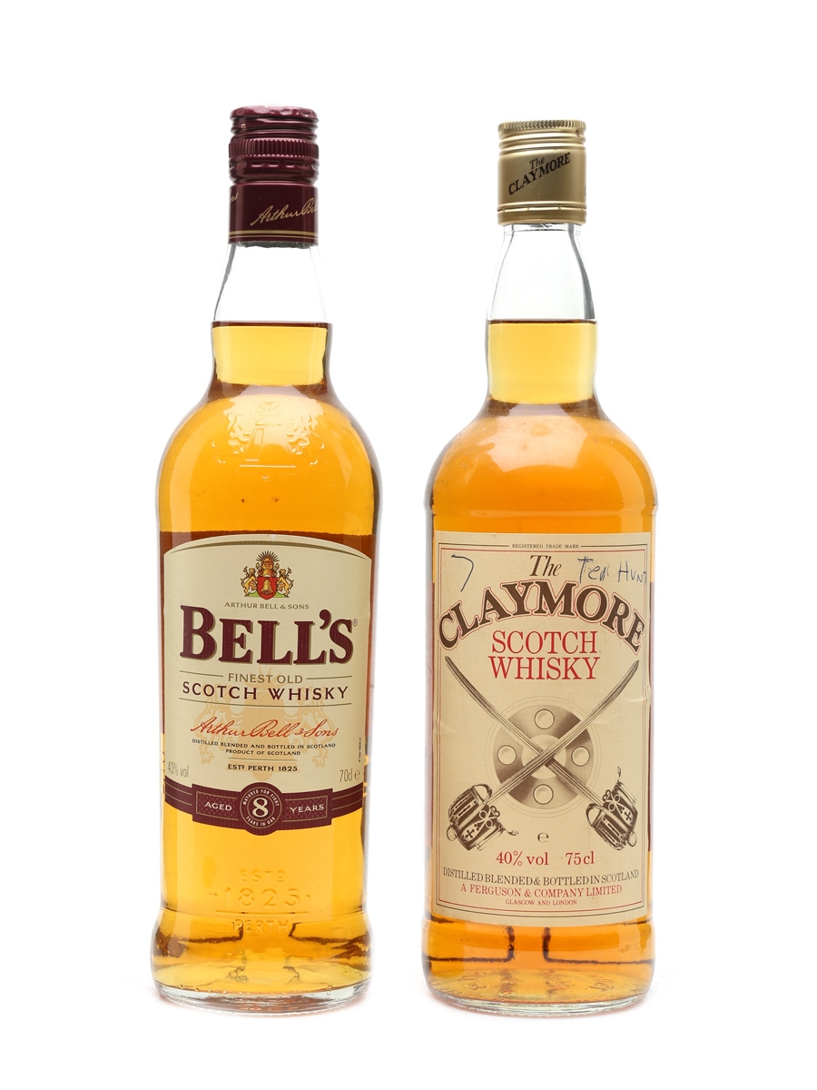 Bell's & Claymore  70cl & 75cl / 40%