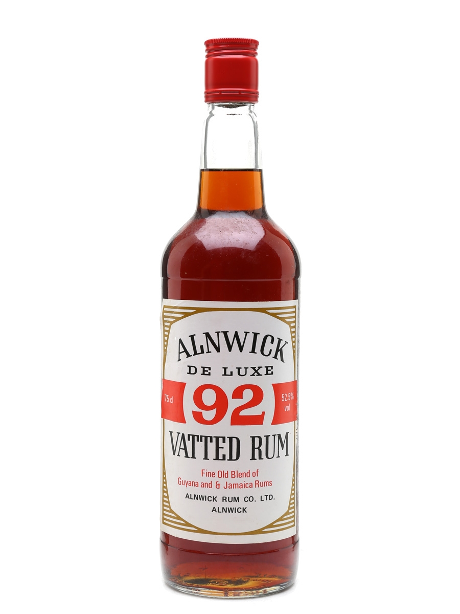 Alnwick 92 Vatted Rum Bottled 1980s 75cl / 52.5%