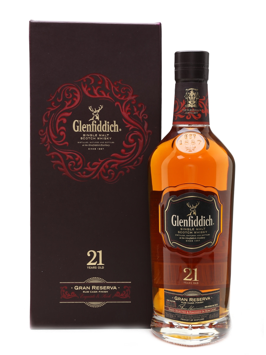 Glenfiddich 21 Year Old Gran Reserva Rum Cask Finish 70cl / 43.2%