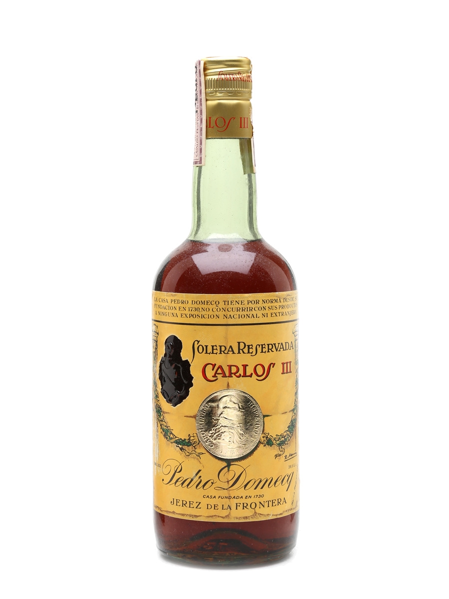 Carlos III Solera Reservada Brandy Bottled 1980s - Pedro Domecq 75cl / 39.5%