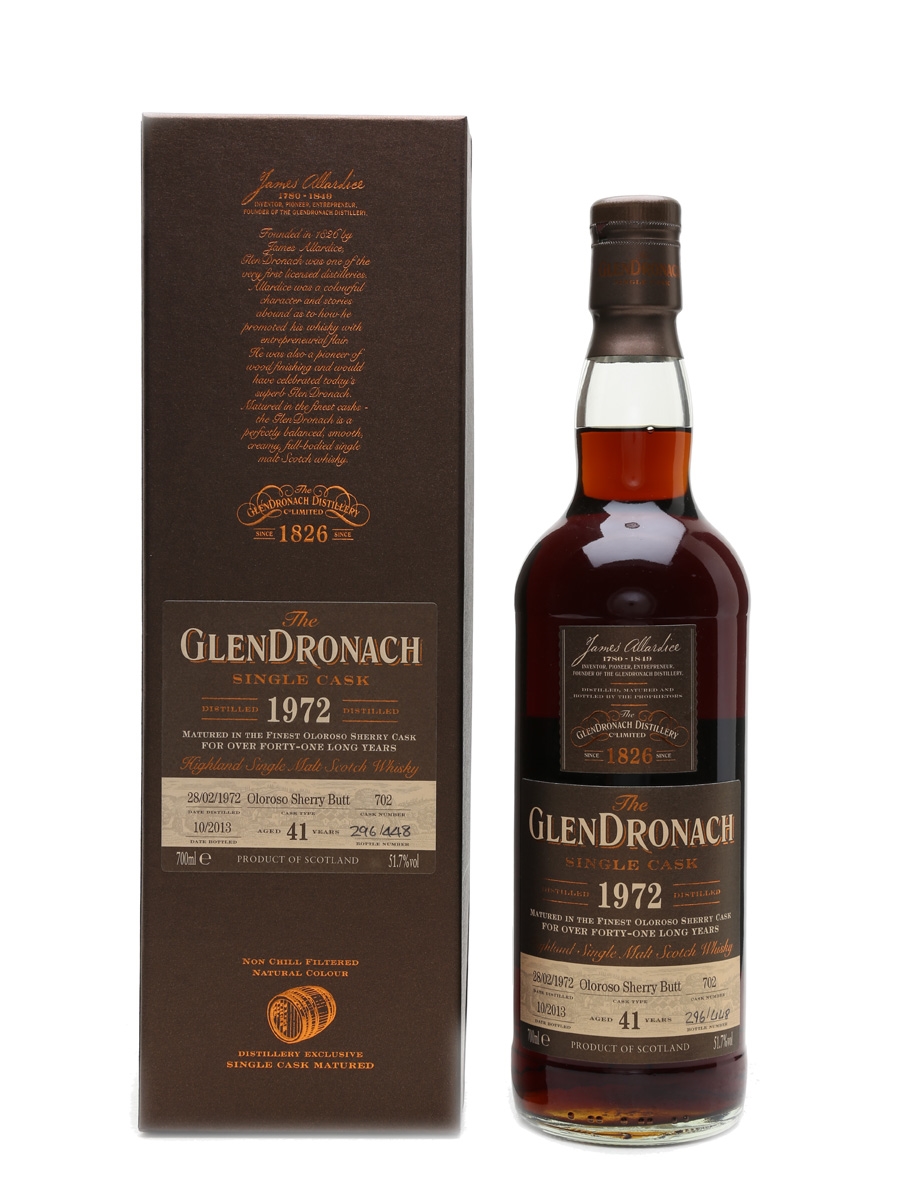 Glendronach 1972 Oloroso Sherry Butt 41 Year Old 70cl / 51.7%