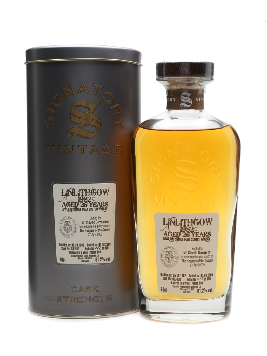 Linlithgow 1982 26 Year Old - Claudio Bernasconi 70cl / 61.2%