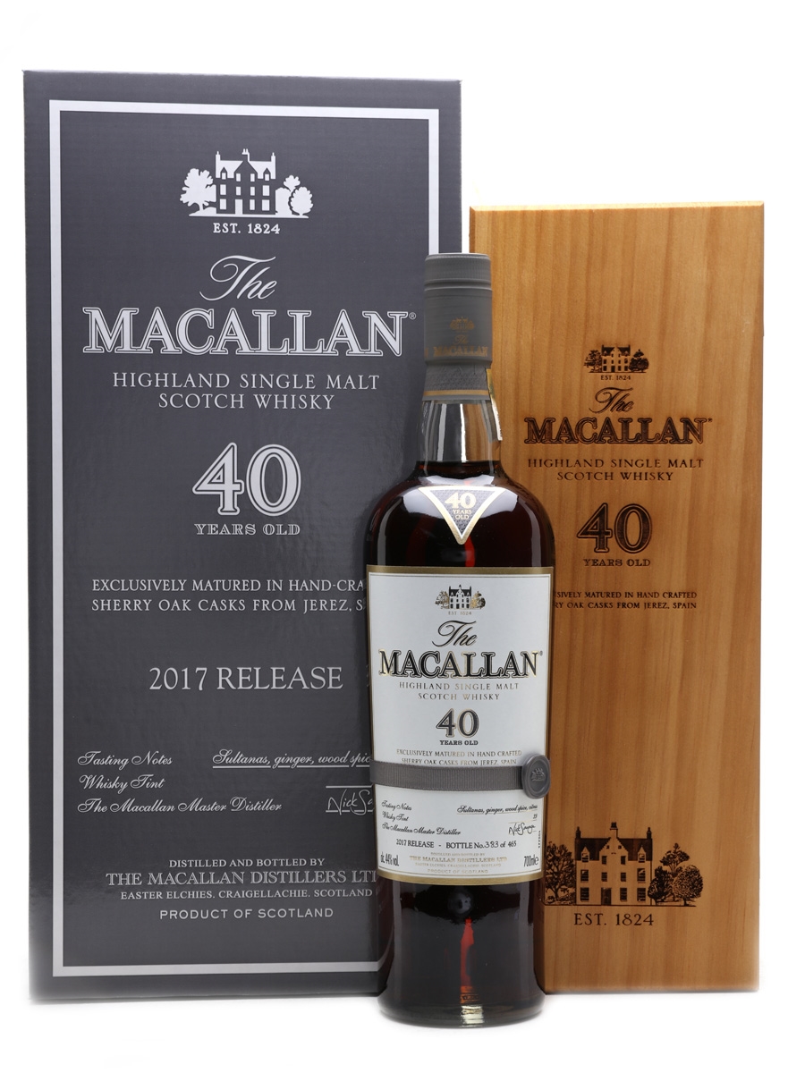 Macallan 40 Year Old Lot 41218 Buy Sell Spirits Online