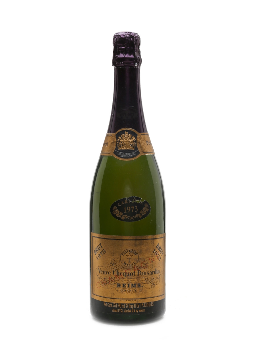 Veuve Clicquot Ponsardin 1973 Carte Or Champagne 77cl / 12%