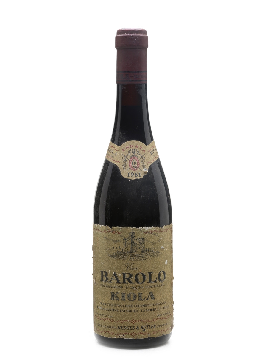 Barolo Kiola 1961 Hedges & Butler 72cl / 13.5%